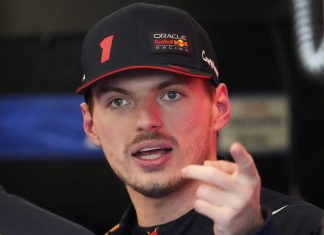Primo piano di Max Verstappen