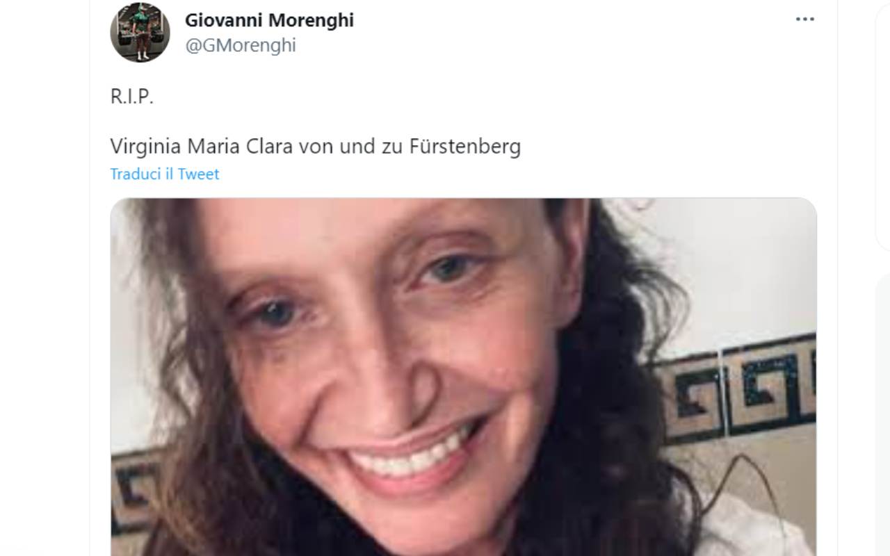 La scomparsa Virginia Maria Clara von Furstenberg