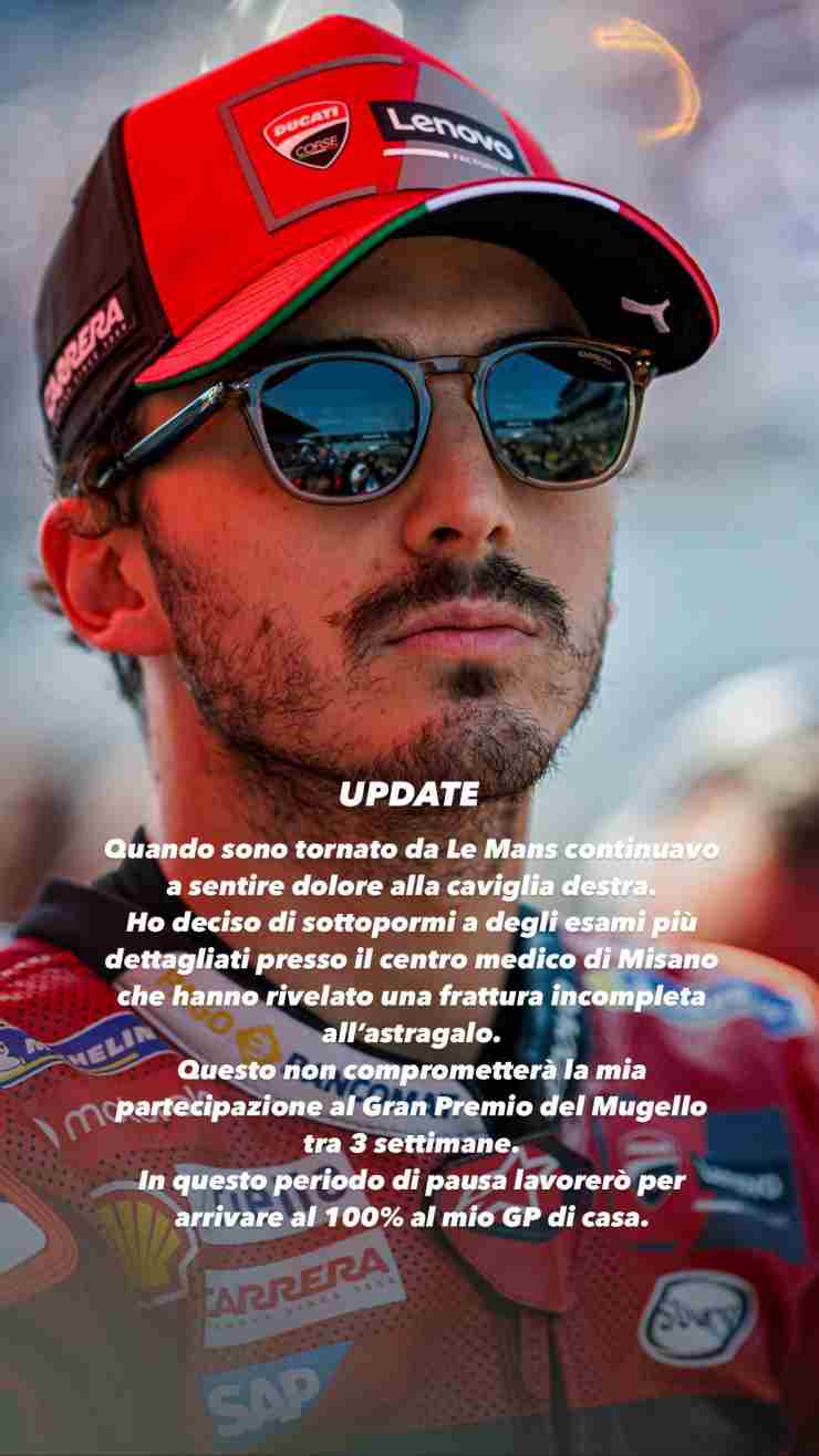 Bagnaia si deve operare