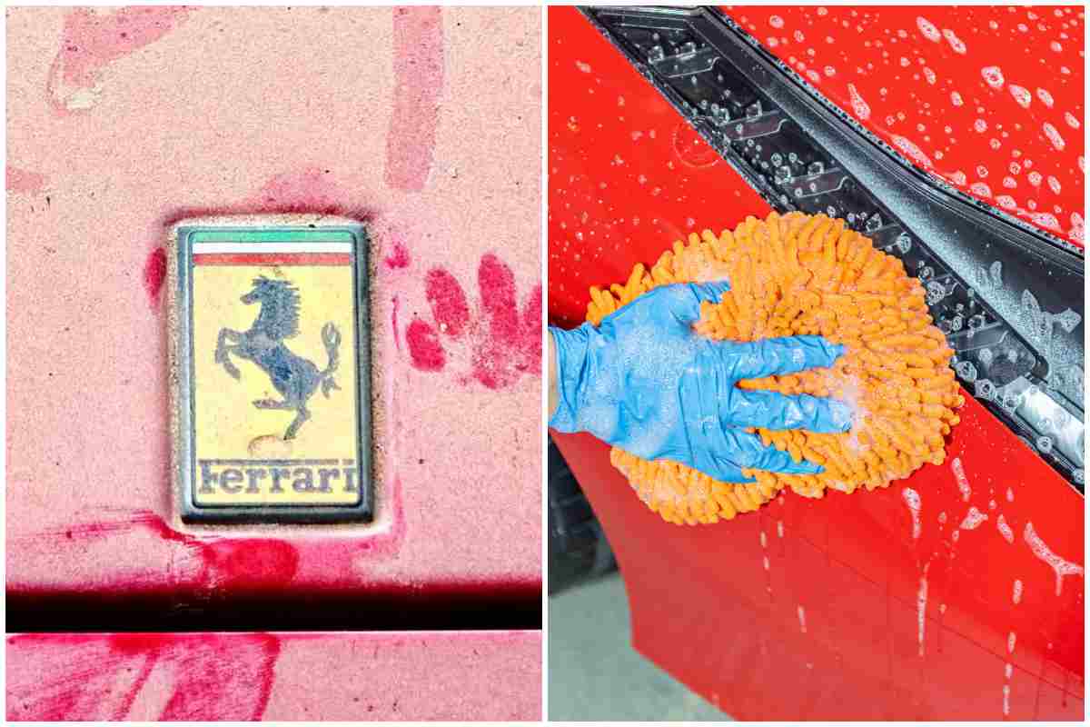 Ferrari lavata dopo 12 anni