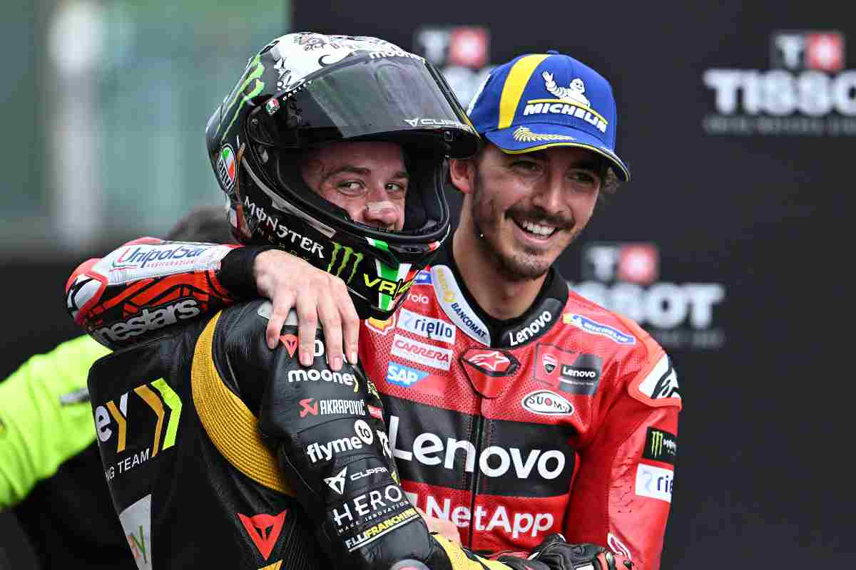 Festeggiano Bagnaia e Bezzecchi