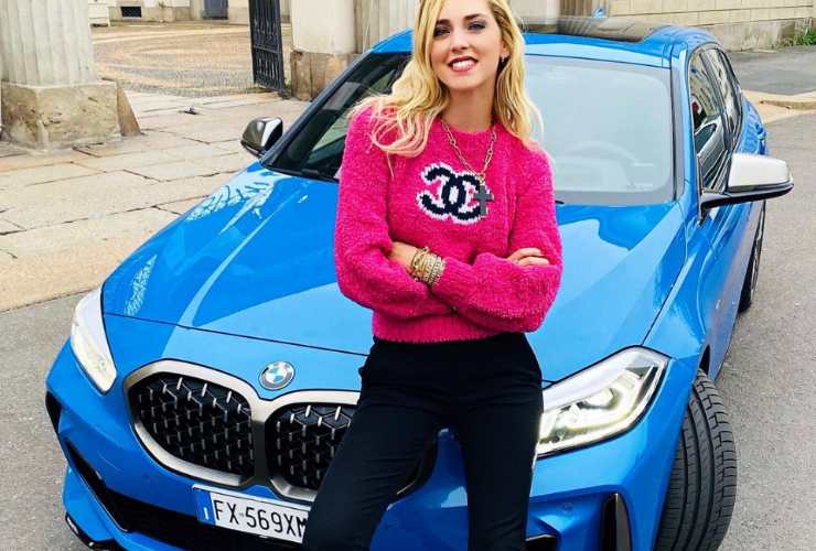 Ferragni e l'amore per BMW