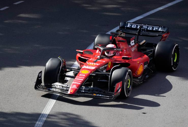 Leclerc sulla Rossa