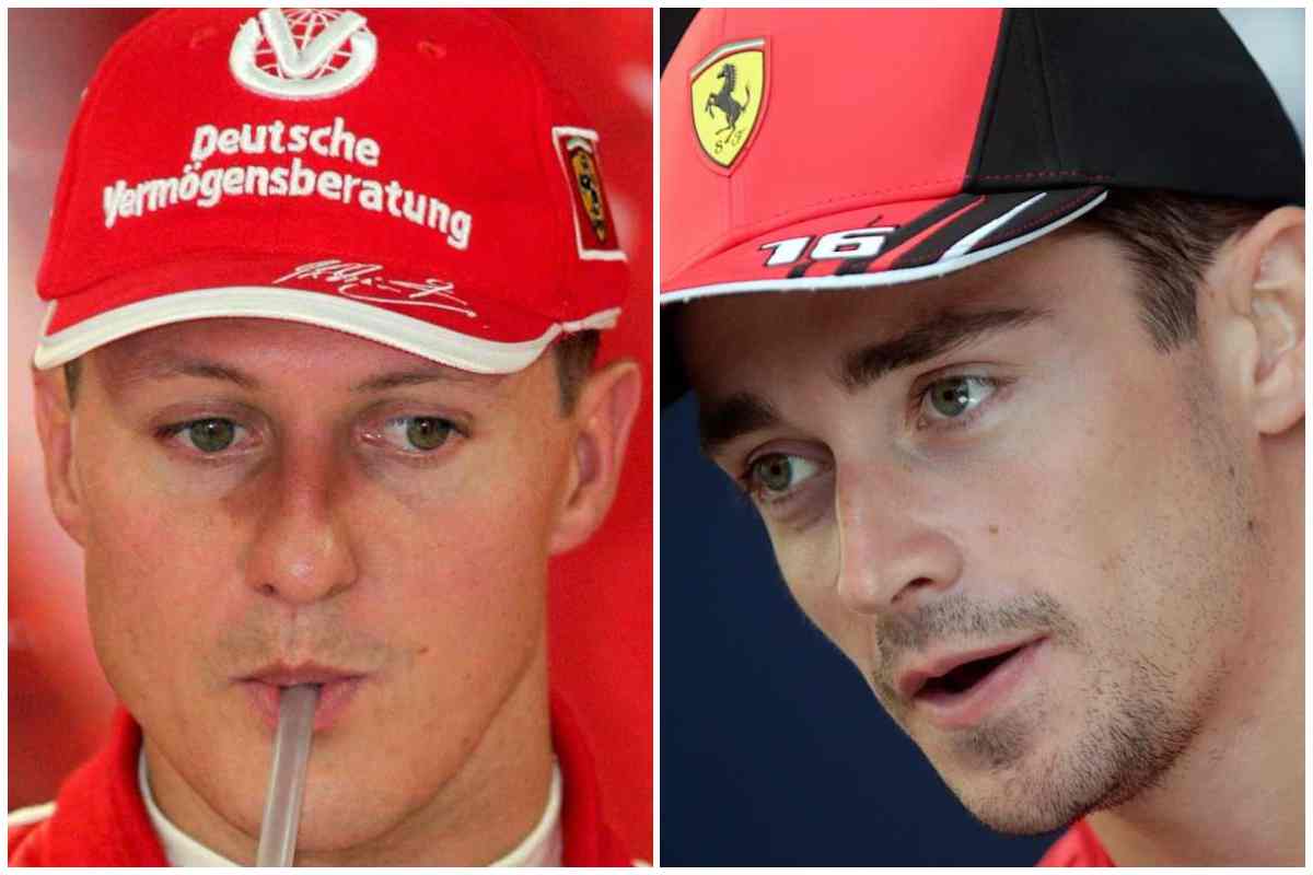 Leclerc imita Michael Schumacher