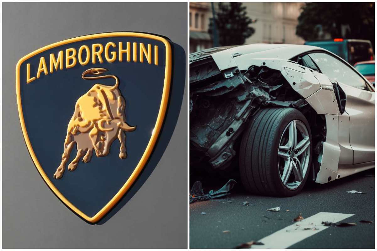 Incidente per una Lamborghini