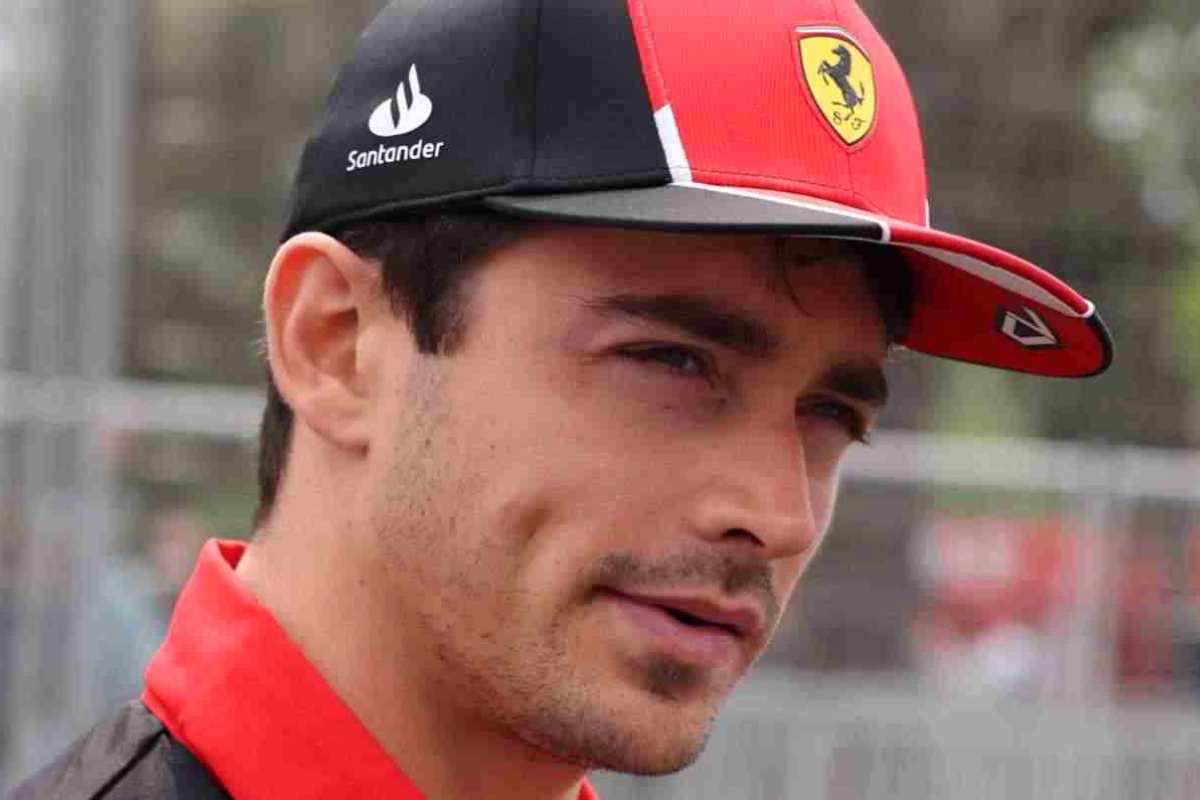 Leclerc parla in conferenza stampa