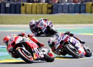 Marc Marquez in bagarre in Francia MotoGP