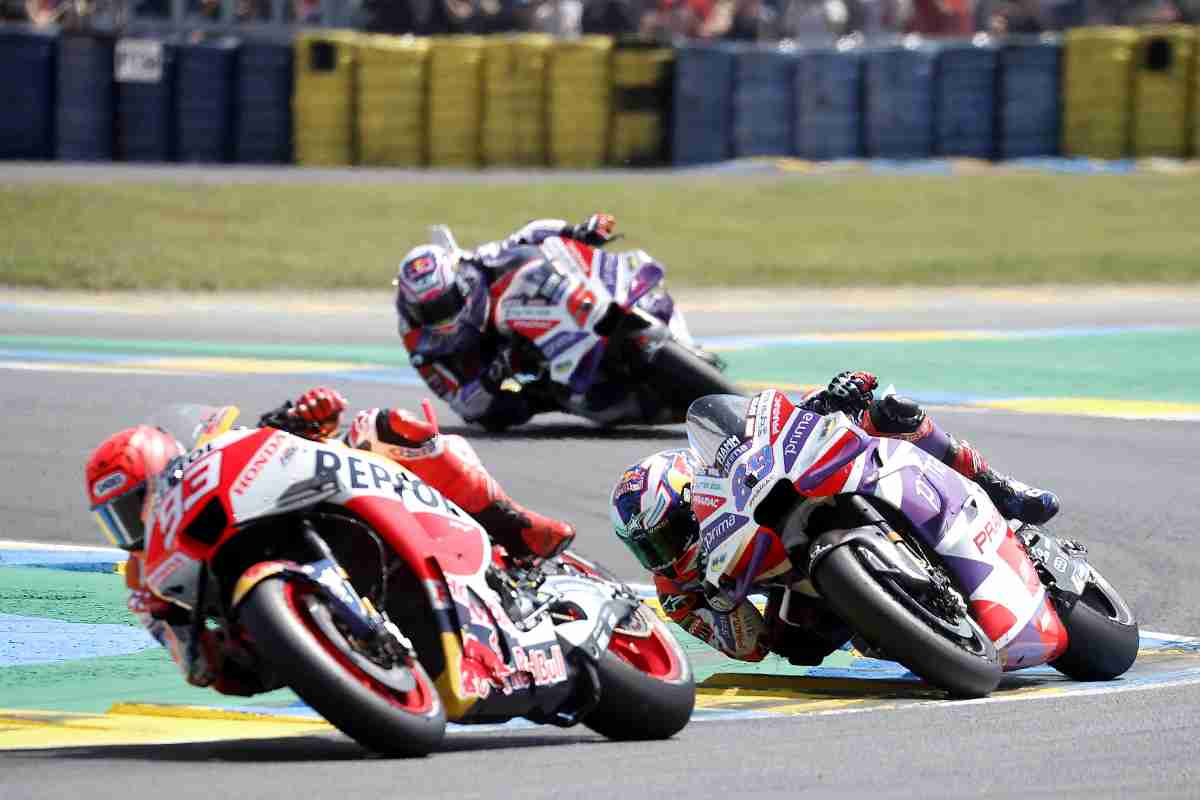 Marc Marquez in bagarre in Francia MotoGP