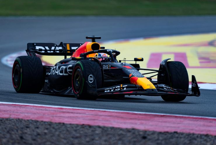 Verstappen sulla Red Bull Racing