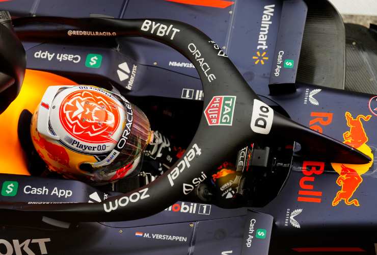 Il vincitore Max Verstappen