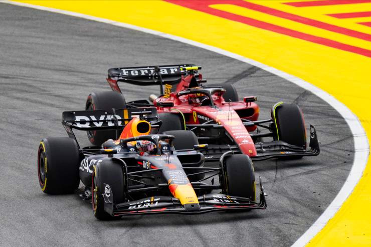 Red Bull e Ferrari gran differenza tra le due auto
