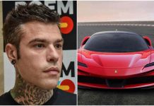 Fedez non sa guidare la sua Ferrari