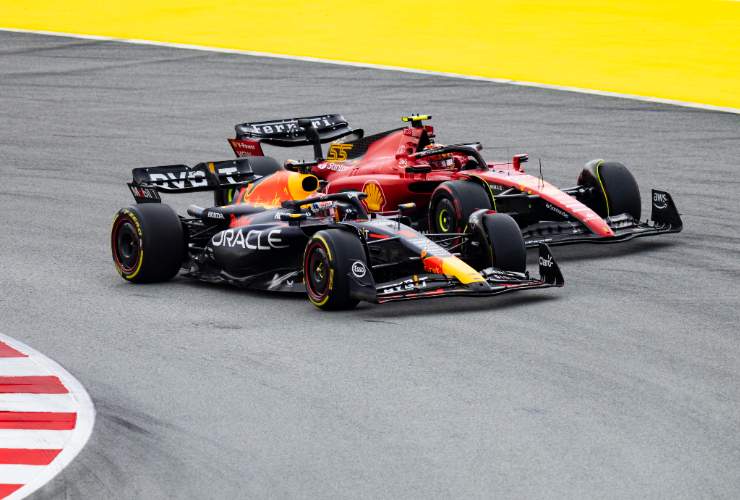 Il testa a testa tra Sainz e Verstappen