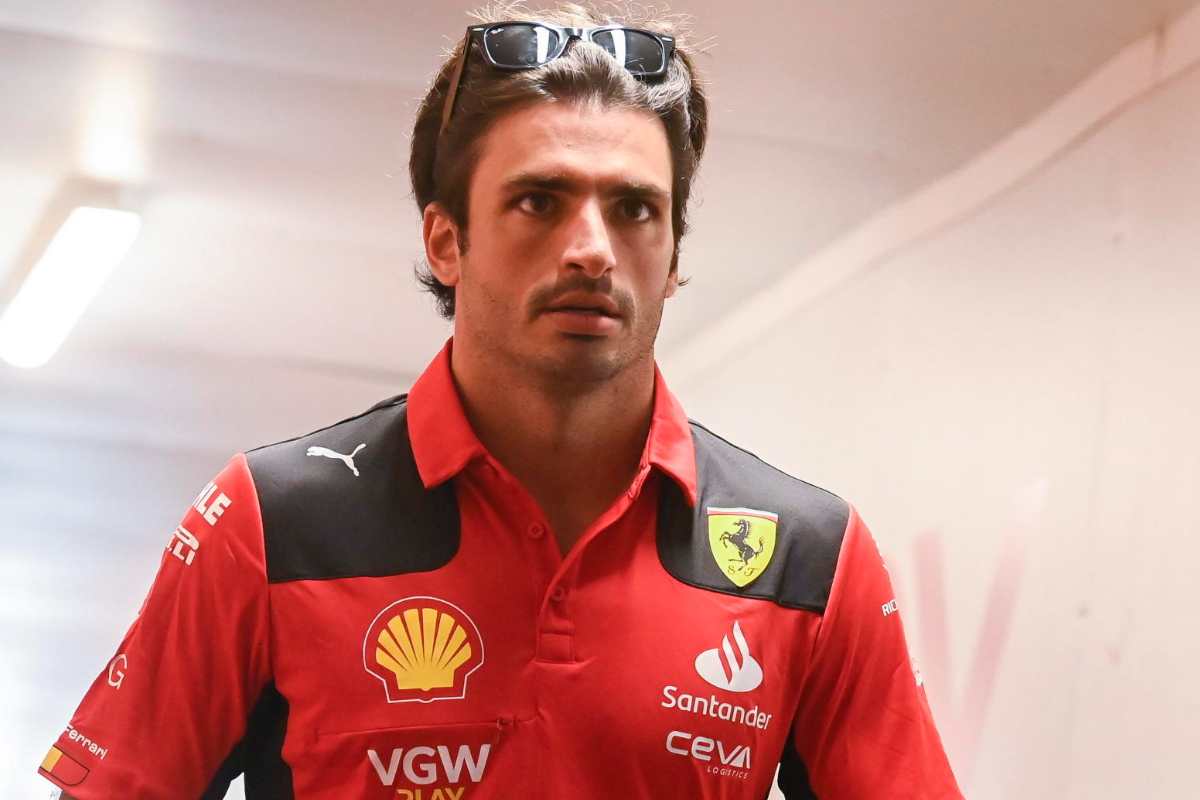 Ferrari, Carlos Sainz in azione