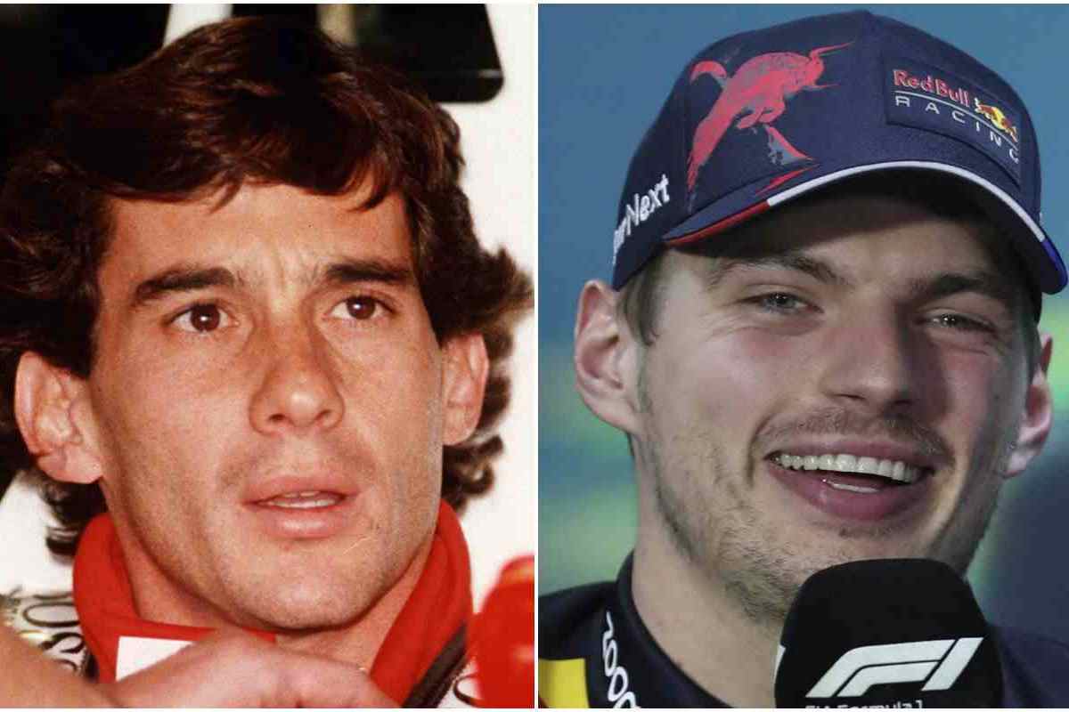 F1 Ayrton Senna e Max Verstappen