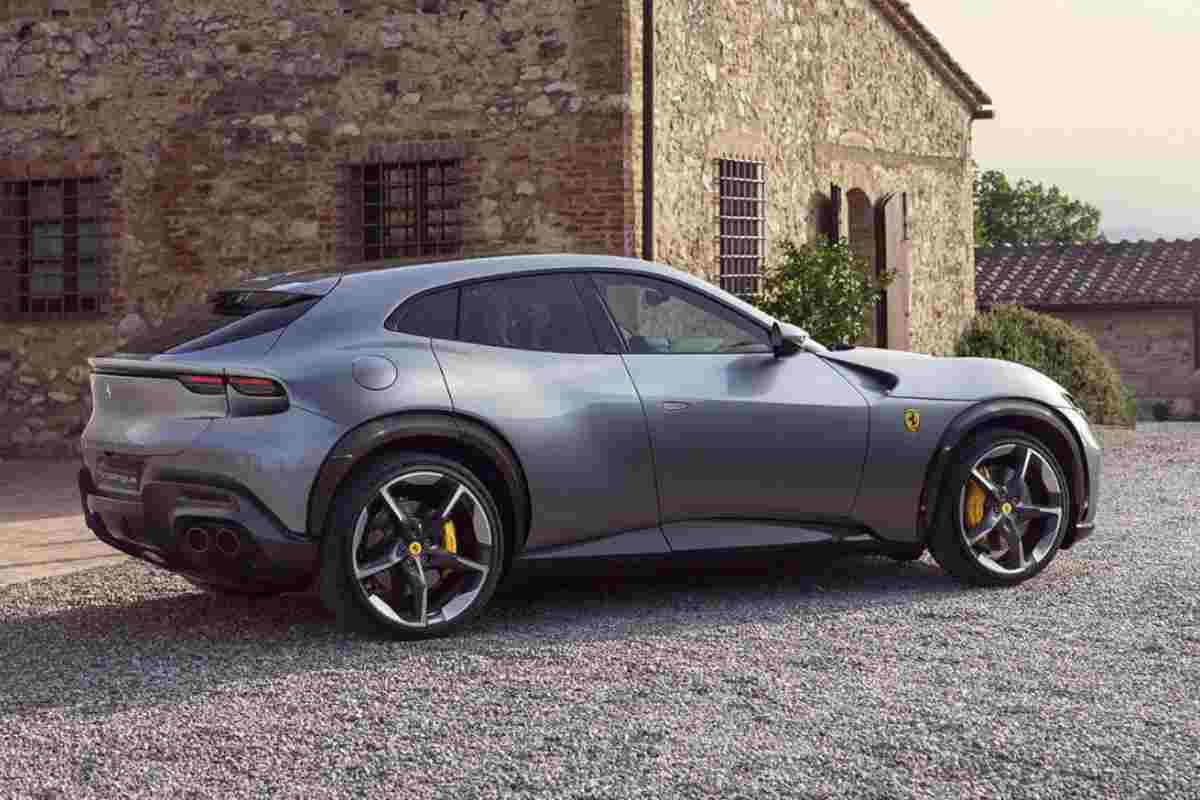 Il modellino della Ferrari Purosangue