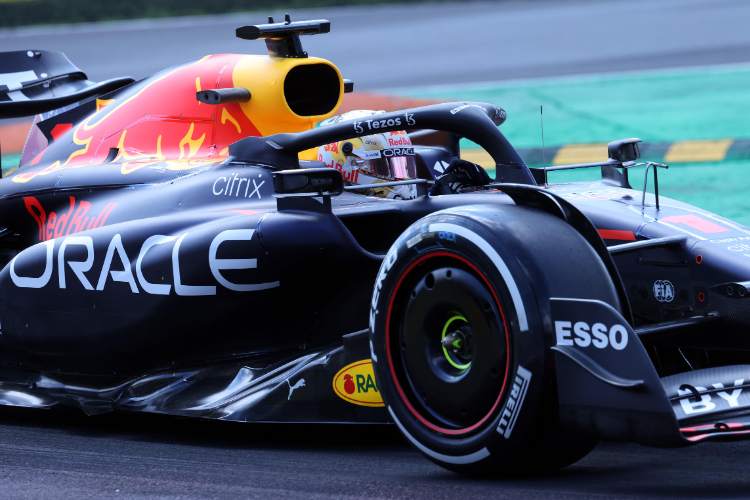 Verstappen sulla Red Bull Racing