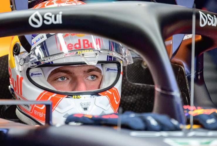Il pilota della Red Bull Racing Max Verstappen