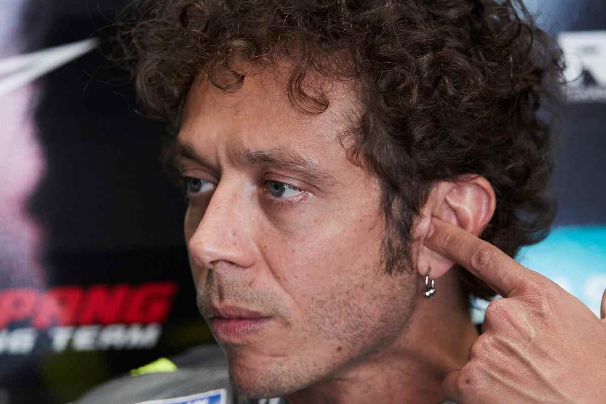 Valentino Rossi in pista