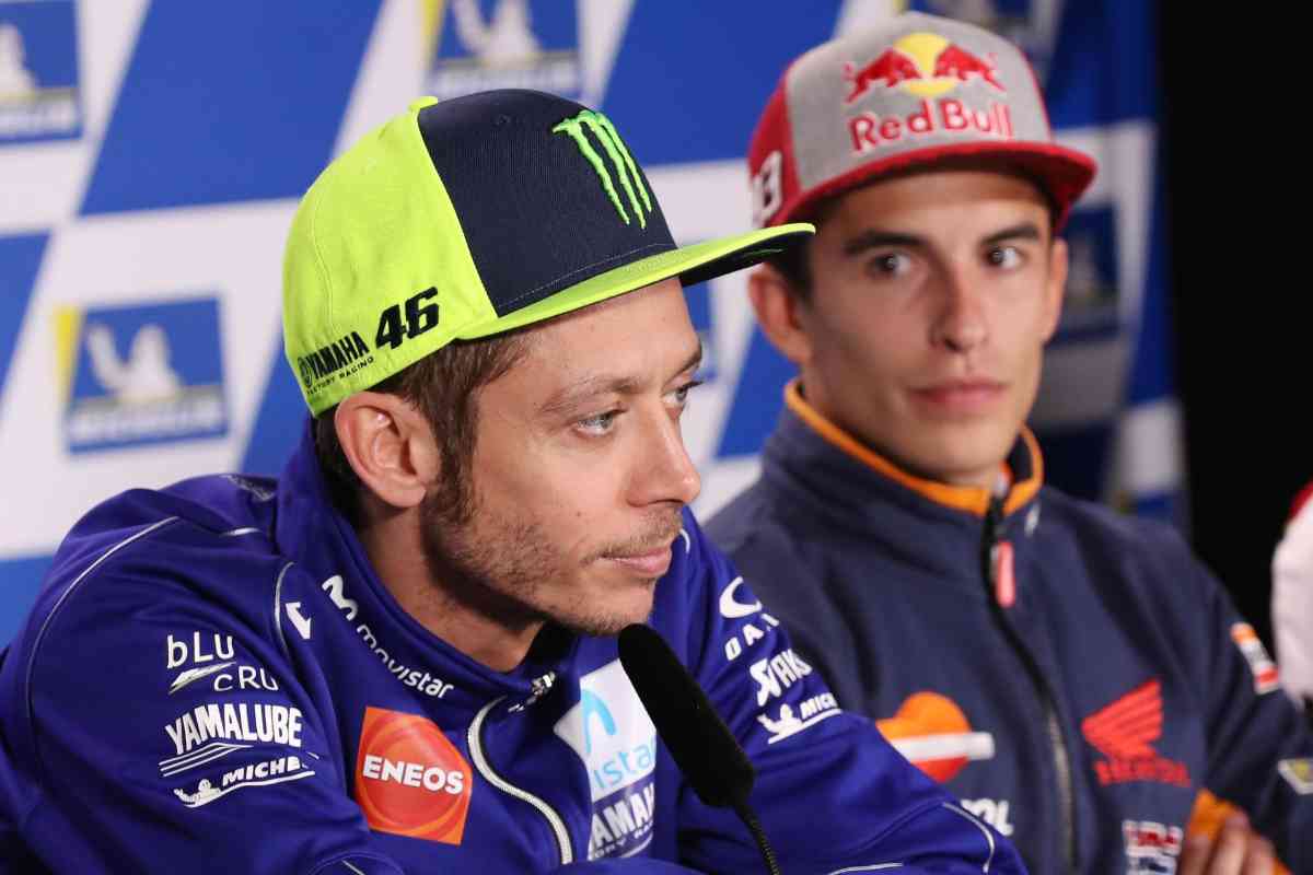 Il paragone tra Valentino Rossi e Marc Marquez