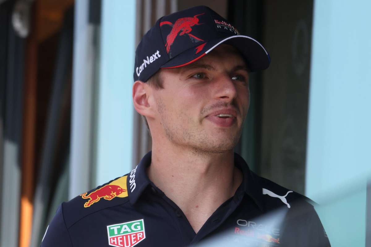Il pilota della Red Bull Racing Max Verstappen