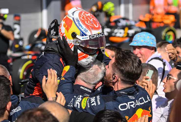 Esultanza Max Verstappen