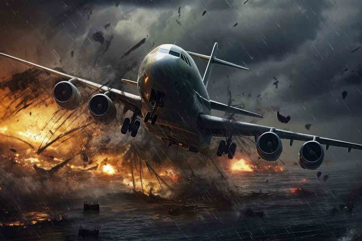 la grandine può distruggere un aereo?