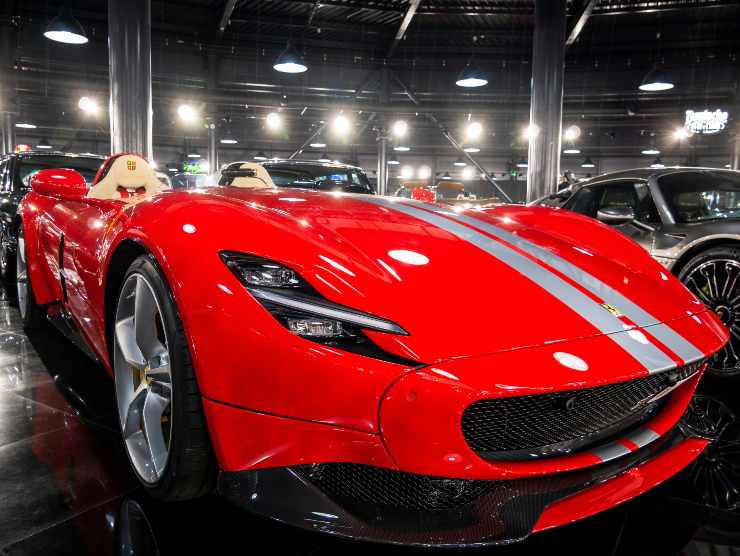 Ferrari Monza SP2, l'auto di Verstappen