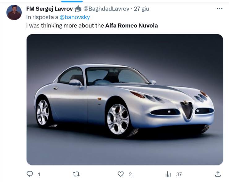 Alfa Romeo Nuvola auto estrema
