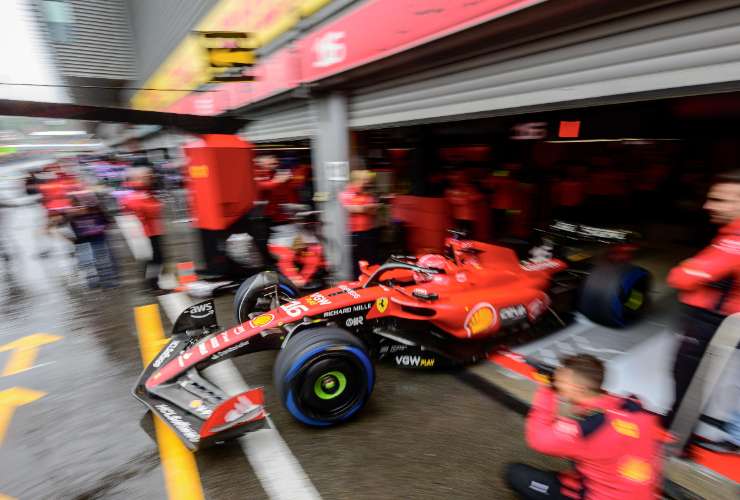 Charles Leclerc fuori a Zandvoort