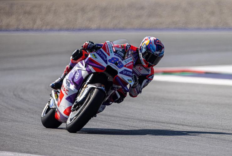 Martin in sella alla Ducati