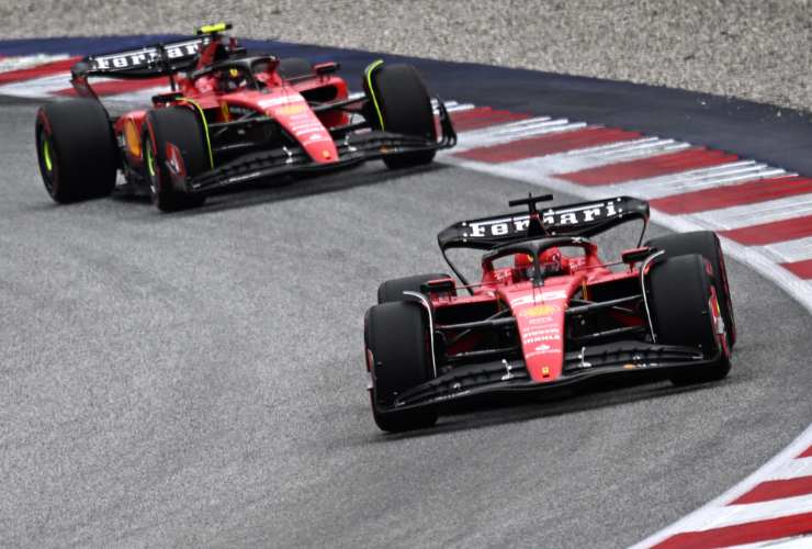 La nuova livrea della Ferrari SF23