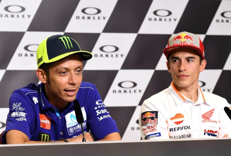 Marc Marquez, provocazione a Valentino Rossi