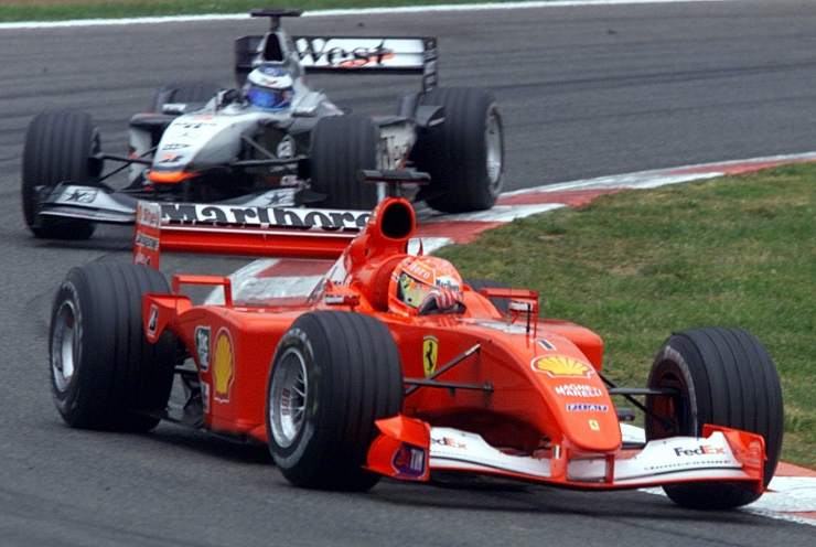 Schumacher ed Hakkinen vecchi duelli