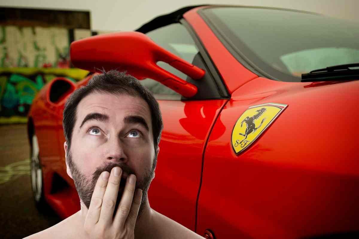 Possiede una Ferrari, nessuno lo sa
