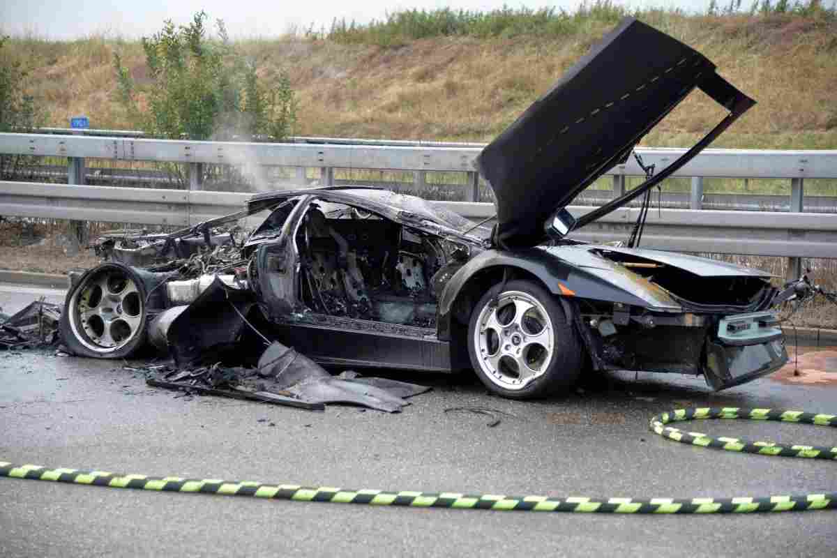 Lamborghini incidente, dramma per il portiere