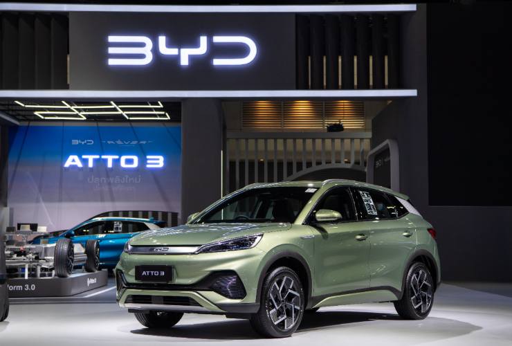 Auto, l’arrivo delle BYD