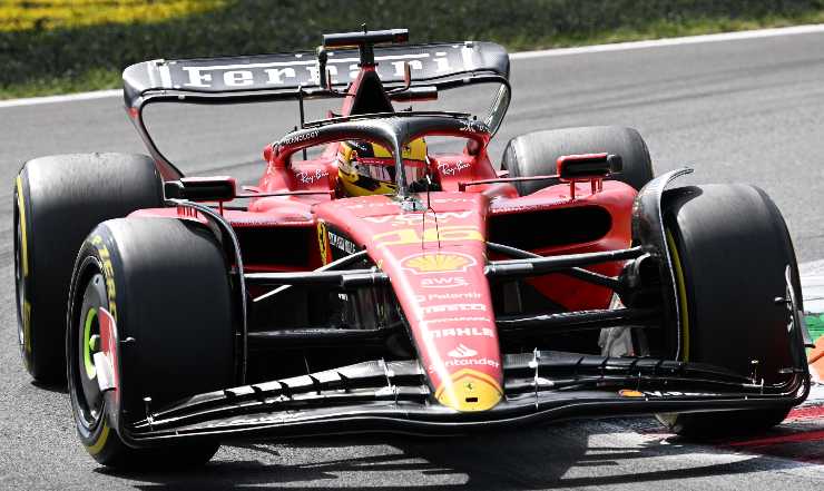 Charles Leclerc quarto a Monza