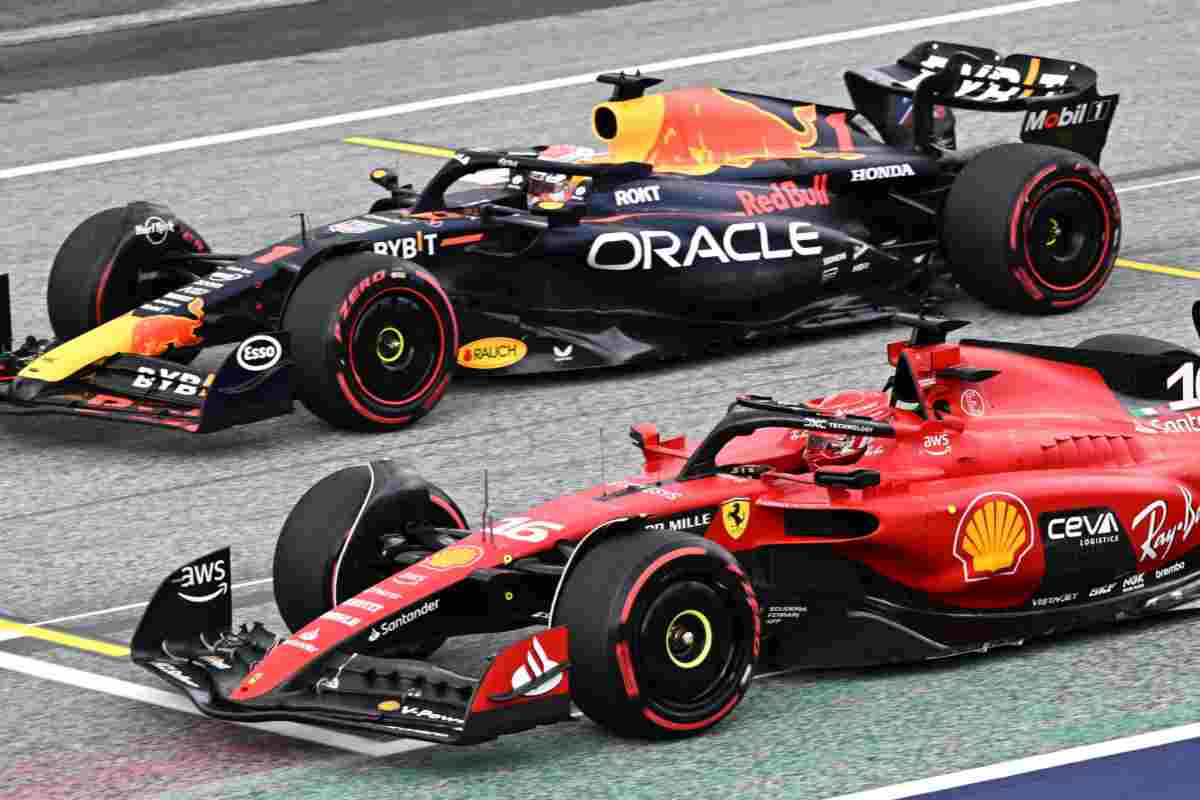 F1 Red Bull e Ferrari che situazione
