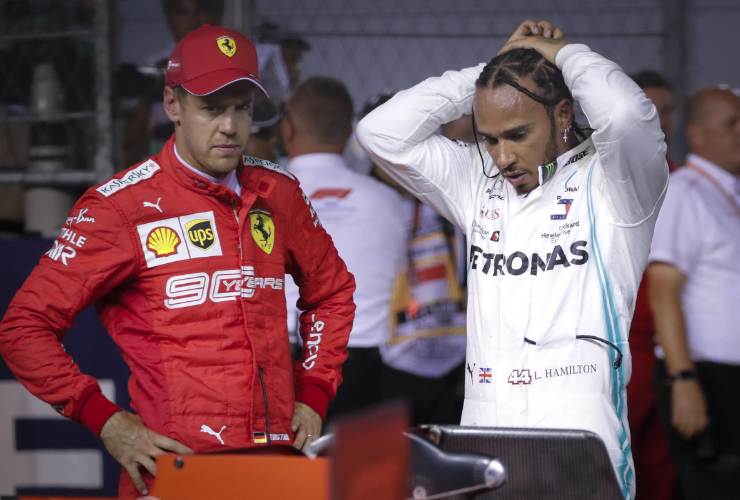 Il rispetto tra Vettel e Hamilton