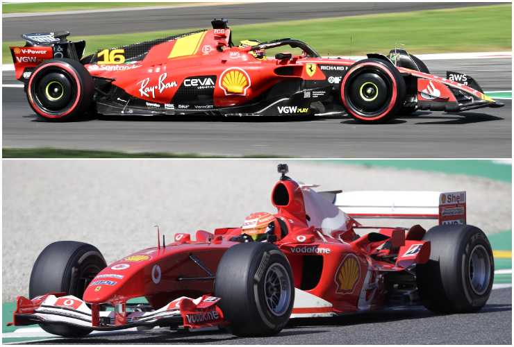 Ferrari SF23 vs F2004