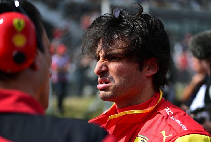 Sainz, che presa in giro 