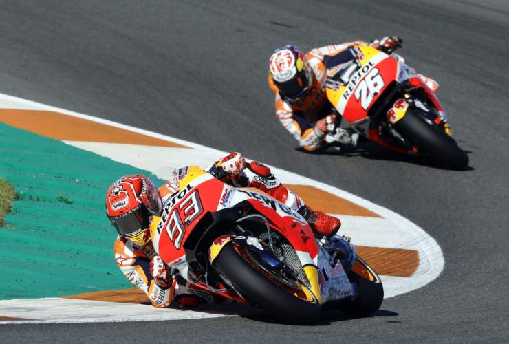 Marquez e l’impietoso confronto con Pedrosa