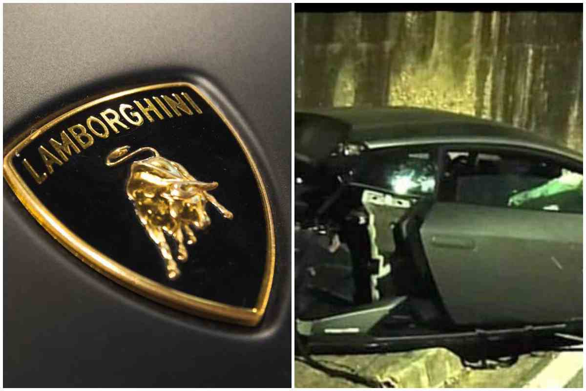 Incidente spaventoso per una potentissima Lamborghini