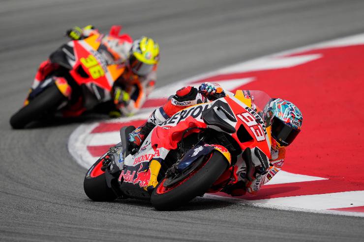 Marc Marquez soddisfatto a Barcellona