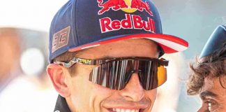 L’emozione di Marc Marquez