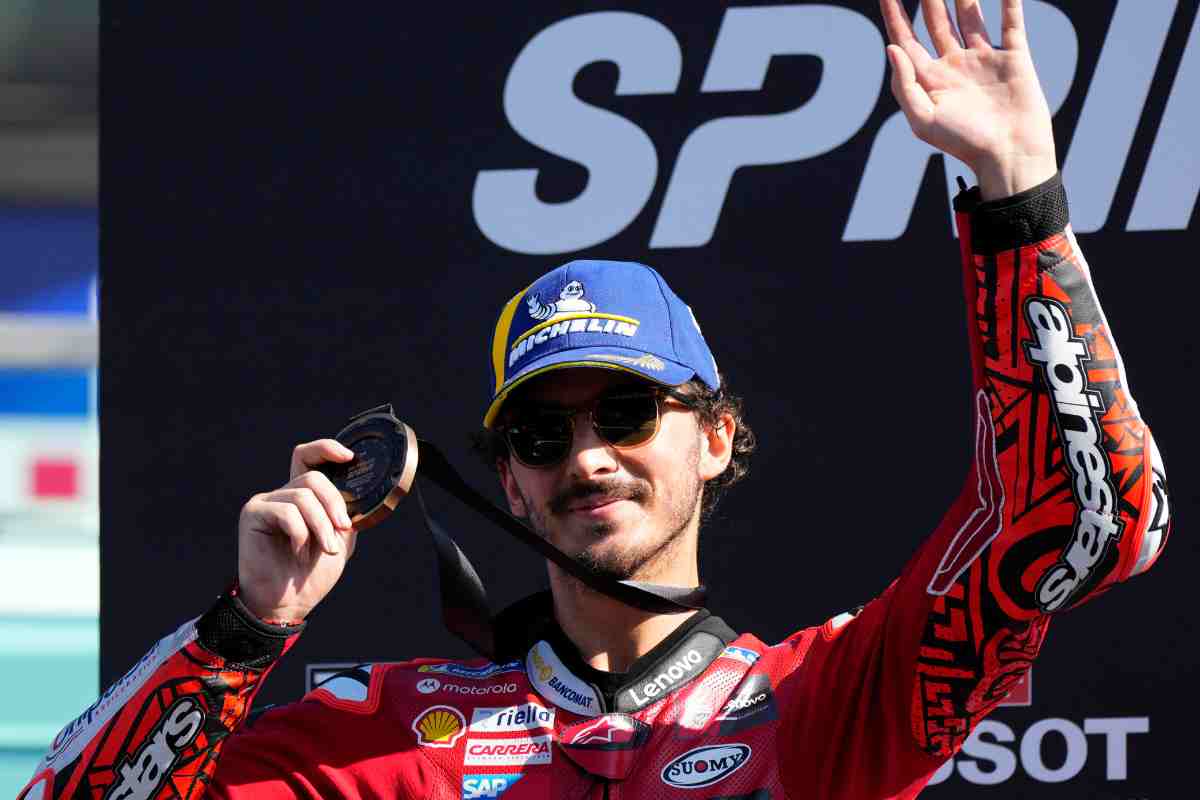 Pecco Bagnaia ha concluso sul terzo gradino del podio