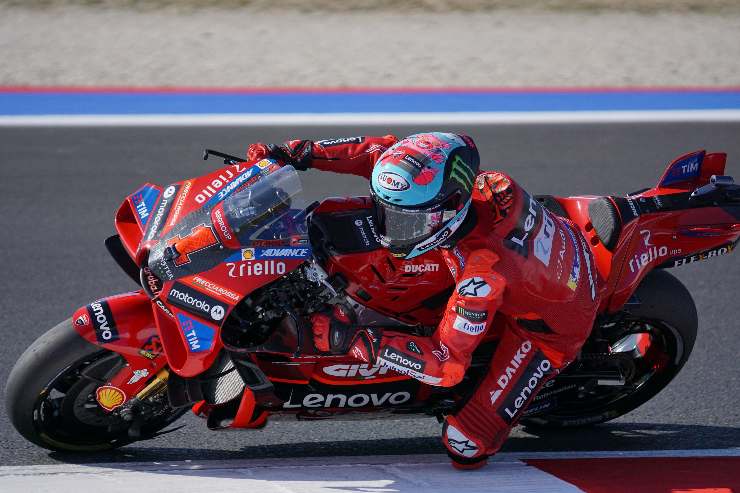 Pecco Bagnaia non è ancora al meglio