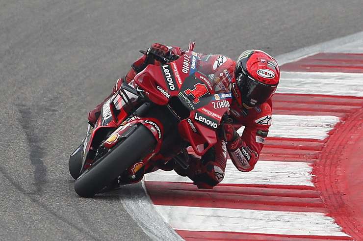 Pecco Bagnaia secondo nella Sprint Race in India