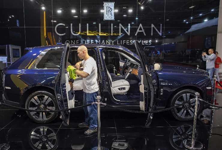 Rolls Royce Cullinan che spettacolo